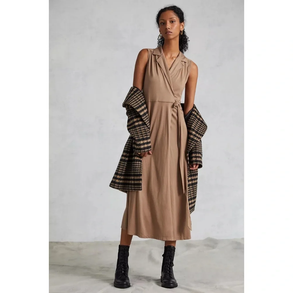Anthropologie Wrap Maxi Shirtdress - Picture 1 of 3